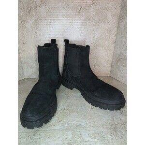 Serra Chelsea Lug Sole Ankle Boots Women Sz 10 Moto Minimalist Classic Shoes